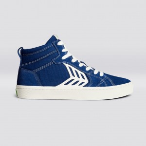 CATIBA PRO γυναικεια Cariuma High Top Canvas Skate μπλε | 7120JVGCM