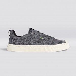 IBI ανδρικα Cariuma Low Top Bamboo Weave Knit Vegan γκρι | 2170LUAVI