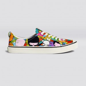 OCA LOW ανδρικα Cariuma Low Top Canvas OCA Low Toz Print | 1458APNQY