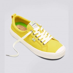 OCA LOW γυναικεια Cariuma Low Top Canvas κίτρινα | 3479ULEYN