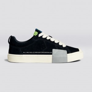 OCA LOW γυναικεια Cariuma Low Top Suede μαυρα | 5097ETUIH