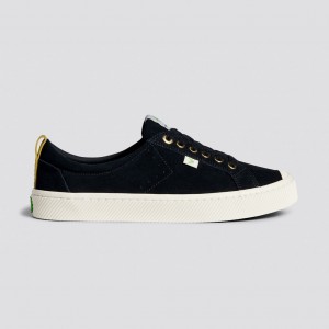 OCA LOW γυναικεια Cariuma Low Top Suede μαυρα | 6031BIKQS