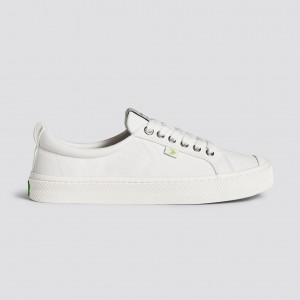 OCA LOW γυναικεια Cariuma Low Top καμβα Vegan Off-White | 5907WHFGR