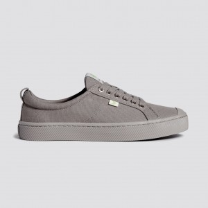 OCA LOW ανδρικα Cariuma Low Top καμβα Vegan γκρι | 3408WBKDN