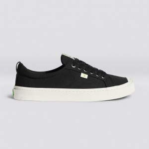 OCA LOW γυναικεια Cariuma Low Top καμβα Vegan μαυρα | 7426IZGBK