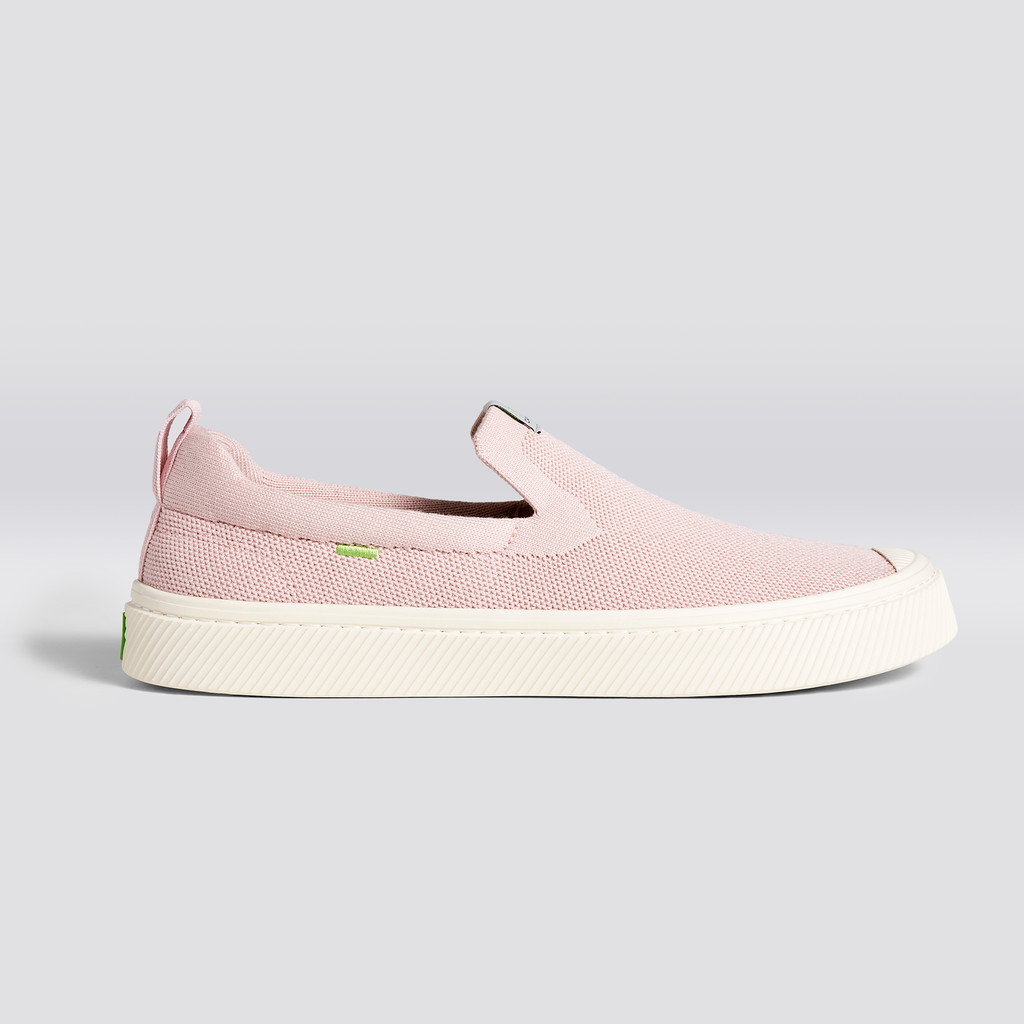 IBI Slip-On ανδρικα Cariuma Low Top Bamboo Weave Knit Vegan ροζ κοκκινα | 8149YUDRS