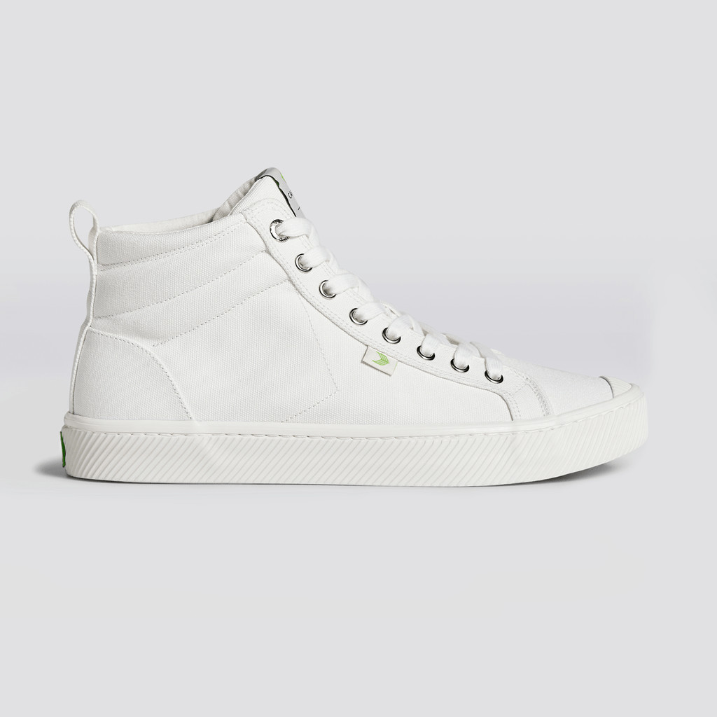 OCA HIGH γυναικεια Cariuma High Top Canvas Vegan Off-White | 3560EDLJA