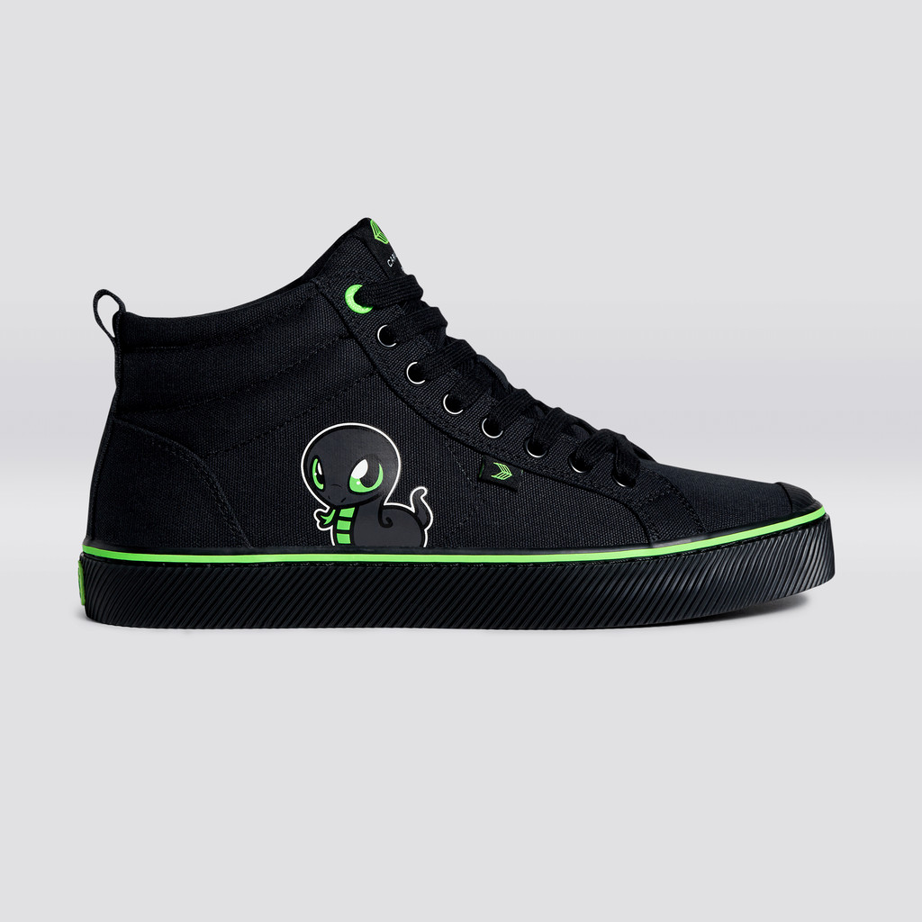 OCA HIGH γυναικεια Cariuma High Top Canvas Vegan μαυρα | 9253RVLJB