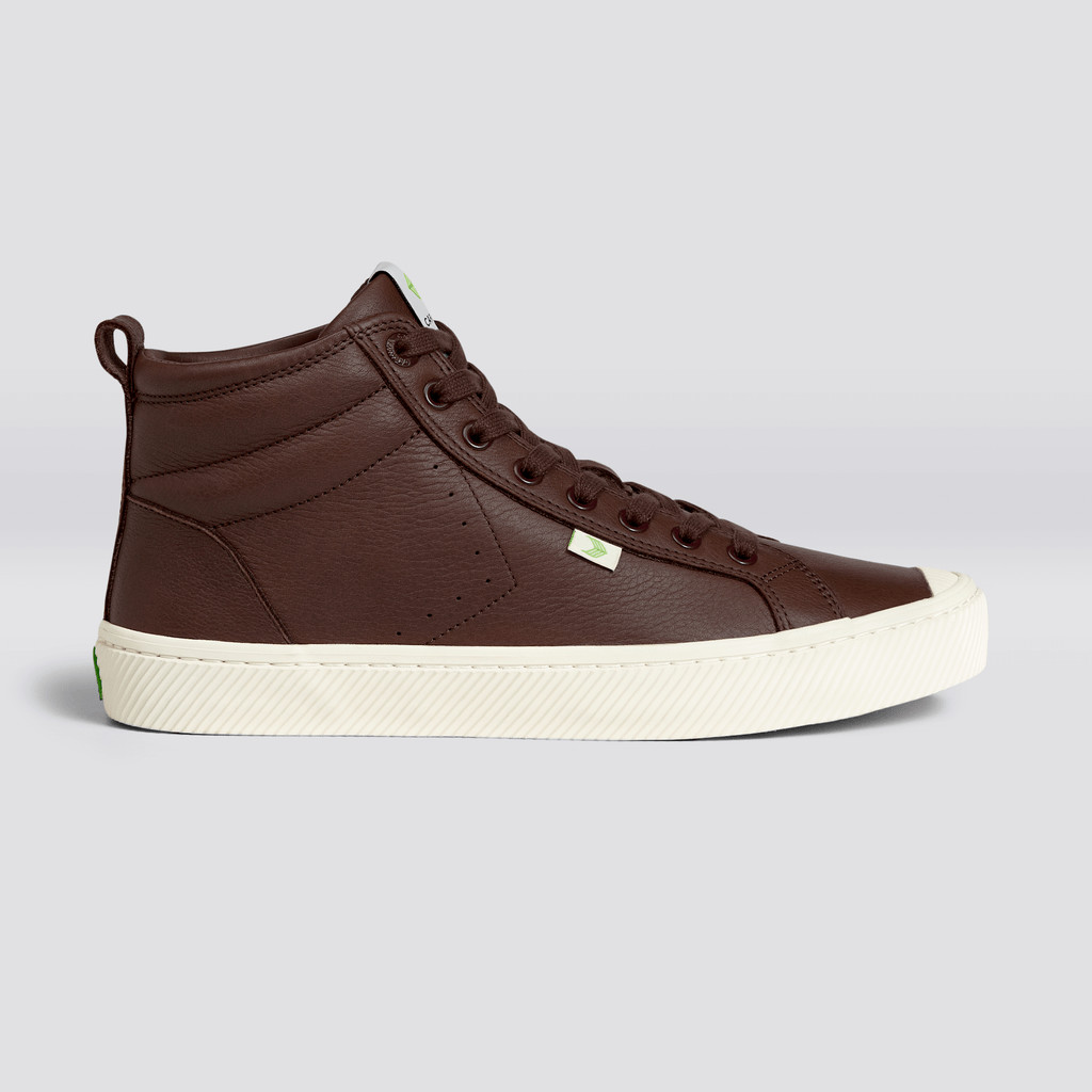 OCA HIGH ανδρικα Cariuma High Top Premium Leather καφε | 9504WGCRO