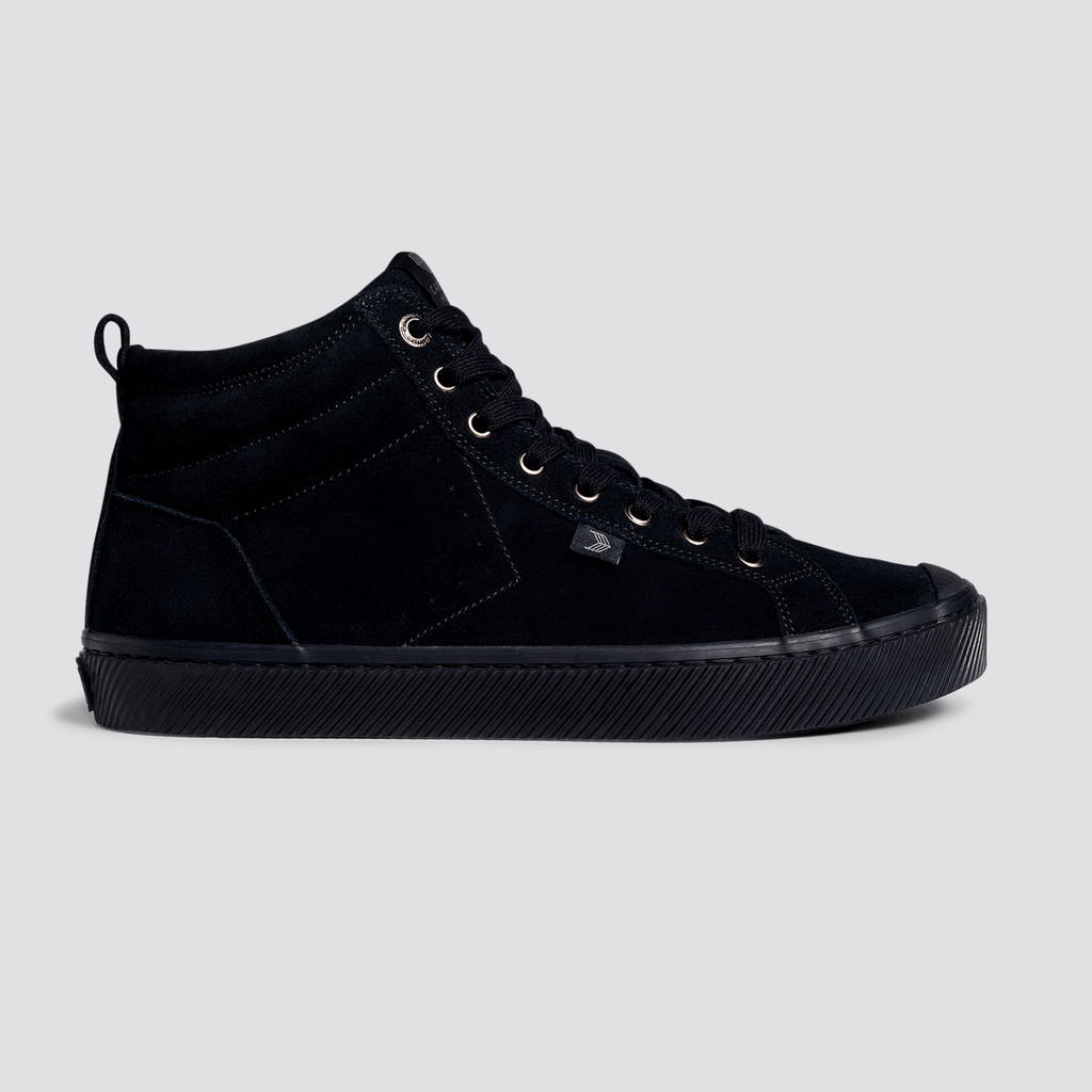 OCA HIGH ανδρικα Cariuma High Top Suede μαυρα | 5978PIWGL