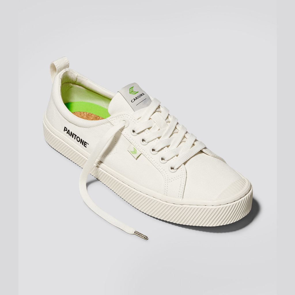 OCA LOW ανδρικα Cariuma Low Top Canvas ασπρα | 2450OSYWT