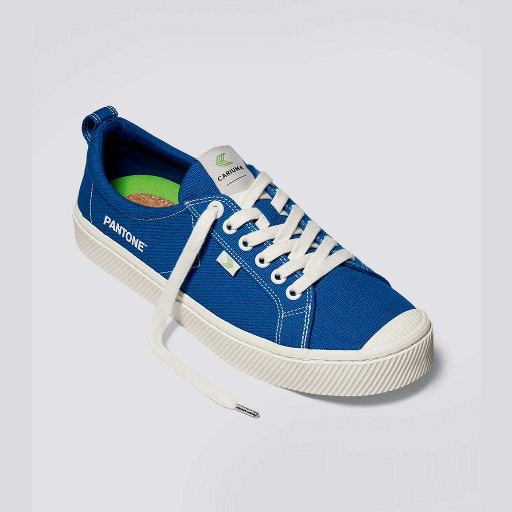 OCA LOW γυναικεια Cariuma Low Top Canvas μπλε | 4826IEWPD