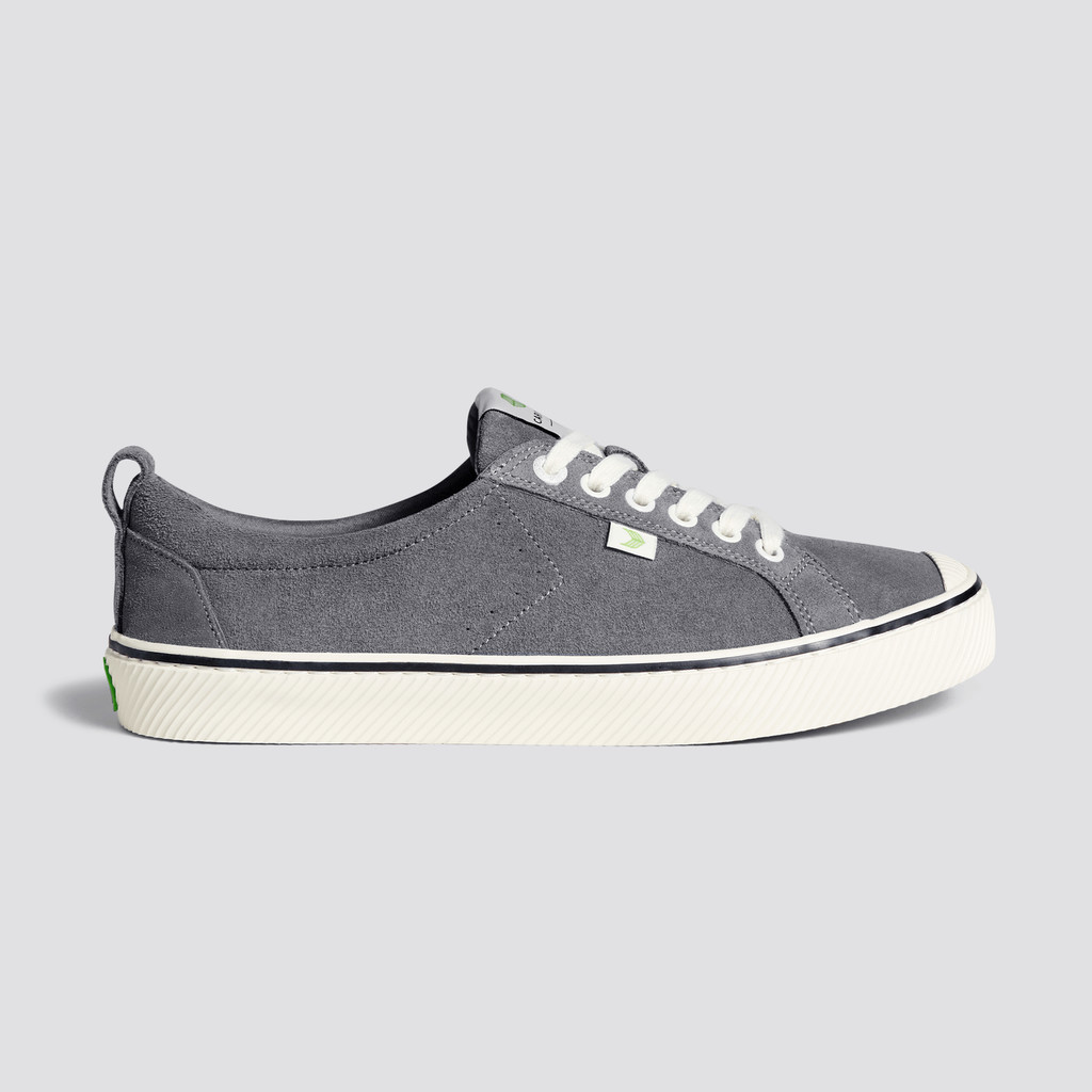 OCA LOW ανδρικα Cariuma Low Top Suede ριγε γκρι | 5782SCZXM