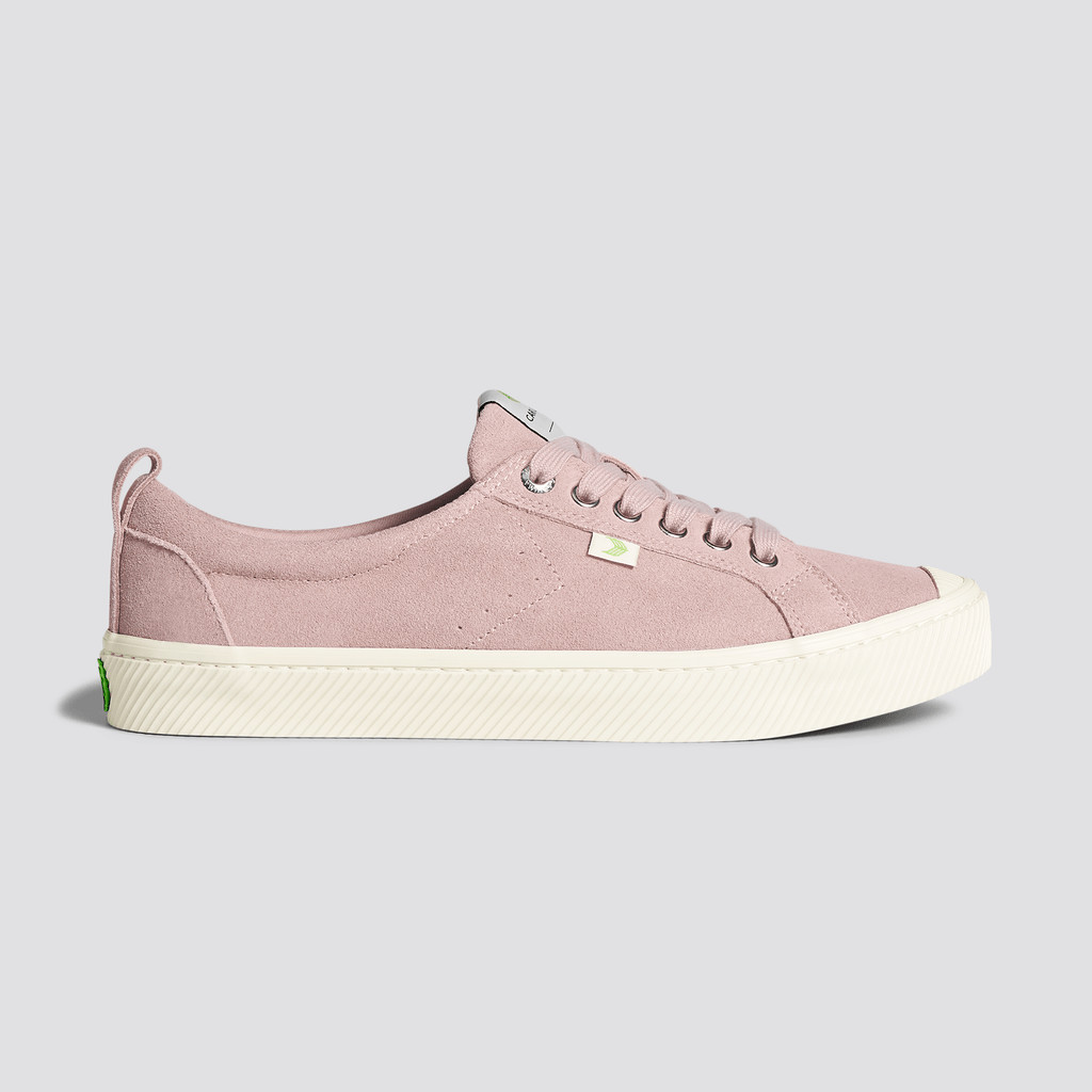 OCA LOW ανδρικα Cariuma Low Top Suede ροζ κοκκινα | 9273KWNMG