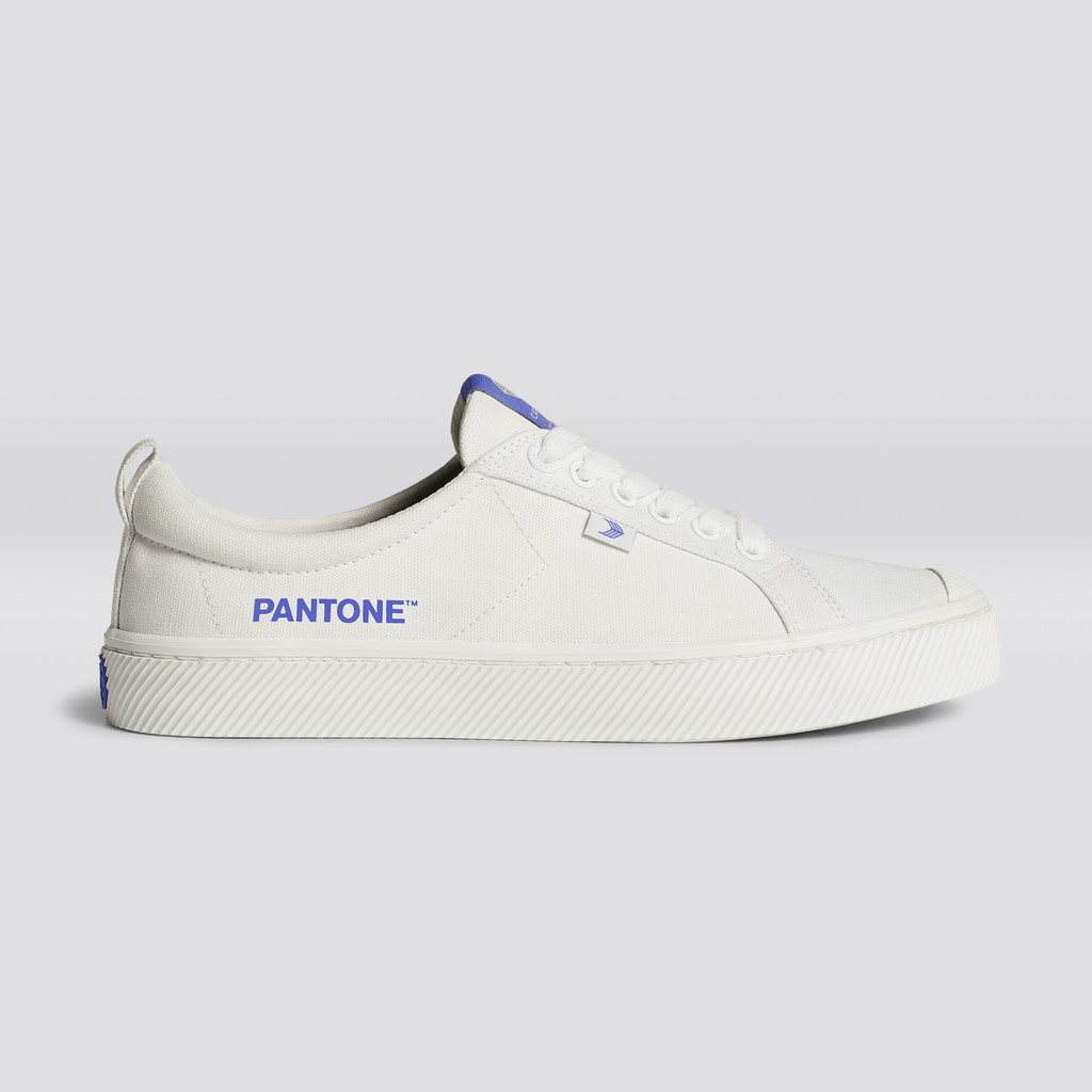 OCA LOW γυναικεια Cariuma Low Top καμβα Vegan Off-White / Very Peri Canvas | 2839MHCSP